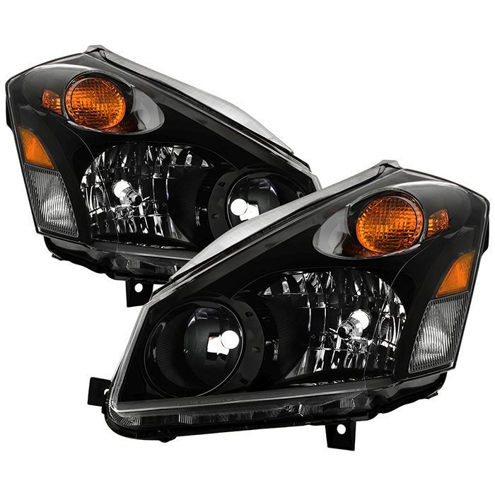 Xtune Nissan Quest 04-09 Crystal Headlights Black HD-JH-NQ04-AM-BK