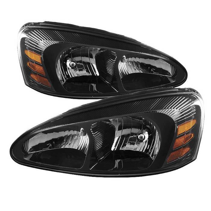 Xtune Pontiac Grand Prix 04-08 Crystal Headlights Black HD-JH-PGPRIX04-AM-BK