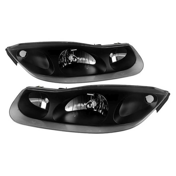 Xtune Satun Sc Series Coupe 2001-2002 OEM Style Headlights Black HD-JH-SASC-01-BK