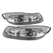 Xtune Satun Sc Series Coupe 2001-2002 OEM Style Headlights Chrome HD-JH-SASC-01-C