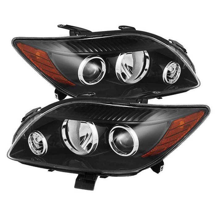 Xtune Scion Tc 08-10 Crystal Headlights Black HD-JH-STC08-AM-BK