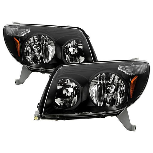 Xtune Toyota 4Runner 03-05 Crystal Headlights Black HD-JH-T4R03-AM-BK