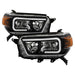 xTune Toyota 4Runner 10-13 LED Light Bar Headlights - Black - HD-JH-T4R10-LB-BK