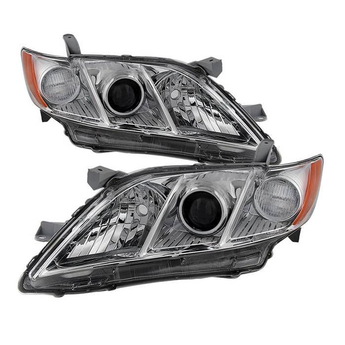 Xtune Toyota Camry 07-09 OEM Style Headlights Chrome HD-JH-TCAM07-AM-C