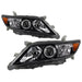 Xtune Toyota Camry 10-11 ( USa Built/Nal ) Amber Projector Headlights Black HD-JH-TCAM10-AM-BK