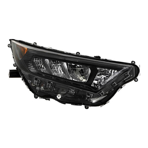 xTune Toyota RAV4 19-20 Passenger Side Black Bezel LED Headlights - OE Right HD-JH-TRAV419-OE-BK-R