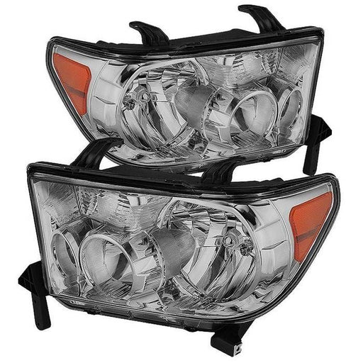 Xtune Toyota Tundra 07-13 OEM Style Headlights Chrome HD-JH-TTU07-AM-C