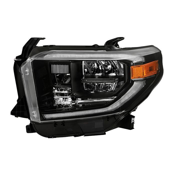 xTune Toyota Tundra 18-20 (Fit LED Only) OEM Style Headlights - Black Left HD-JH-TTU18-LED-OE-BK-L