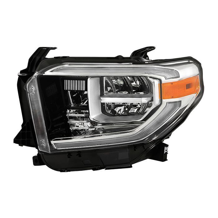 xTune Toyota Tundra 18-20 (Fit LED Only) OEM Style Headlights - Chrome Left HD-JH-TTU18-LED-OE-L