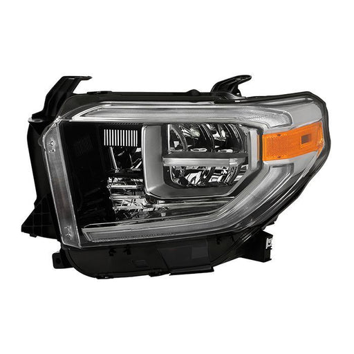 xTune Toyota Tundra 18-20 (Fit LED Only) OEM Style Headlights - Smoke Left HD-JH-TTU18-LED-OE-SM-L