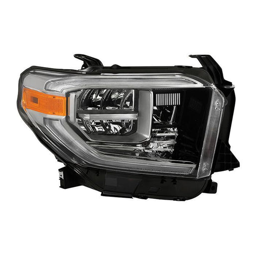 xTune Toyota Tundra 18-20 (Fit LED Only) OEM Style Headlights - Smoke Right HD-JH-TTU18-LED-OE-SM-R