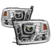 xTune Dodge Ram 2009-2014 Halo LED Projector Headlights - Chrome PRO-JH-DR09-CFB-C