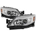 xTune Subaru Impreza WRX Halogen Only 08-14 Projector Headlights - Chrome PRO-JH-SI08-LBDRL-C