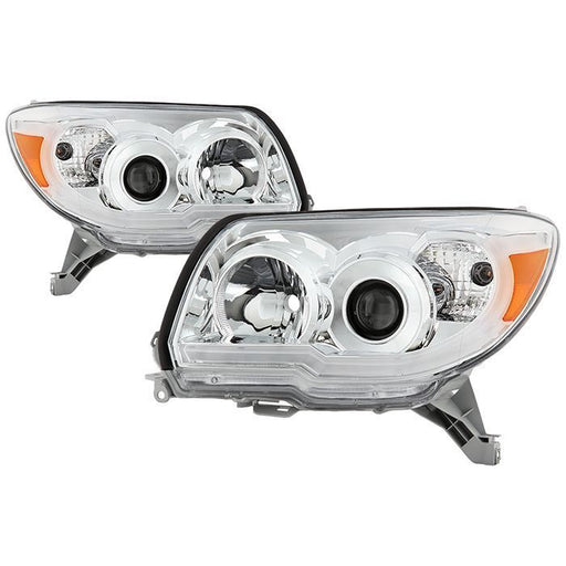 Xtune Toyota 4Runner 06-09 LED Light Bar Projector Headlights - Chrome