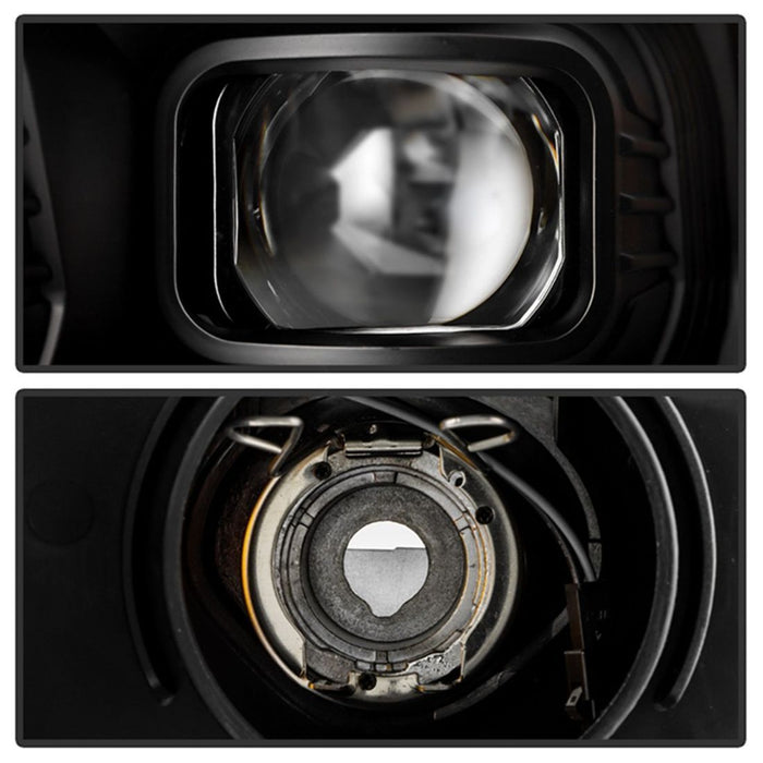 Spyder 19-22 Dodge Ram 2500 (Halogen Only) Projector Headlights - Black PRO-YD-DR19HDHALSI-SEQ-BK