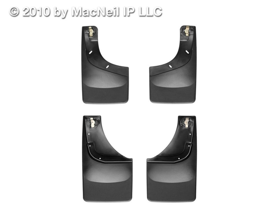 WeatherTech 04-08 Ford F-150 No Drill Mudflaps - Black WeatherTech