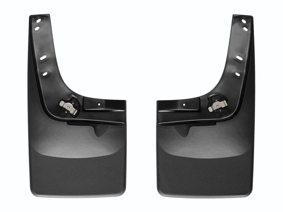 WeatherTech 04-08 Dodge Ram Truck 2500/3500 No Drill Mudflaps - Black WeatherTech