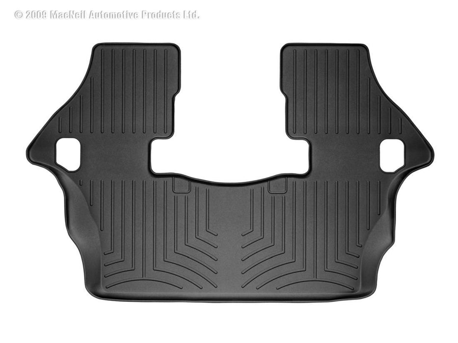 WeatherTech 04+ Nissan Armada Rear FloorLiner - Black WeatherTech