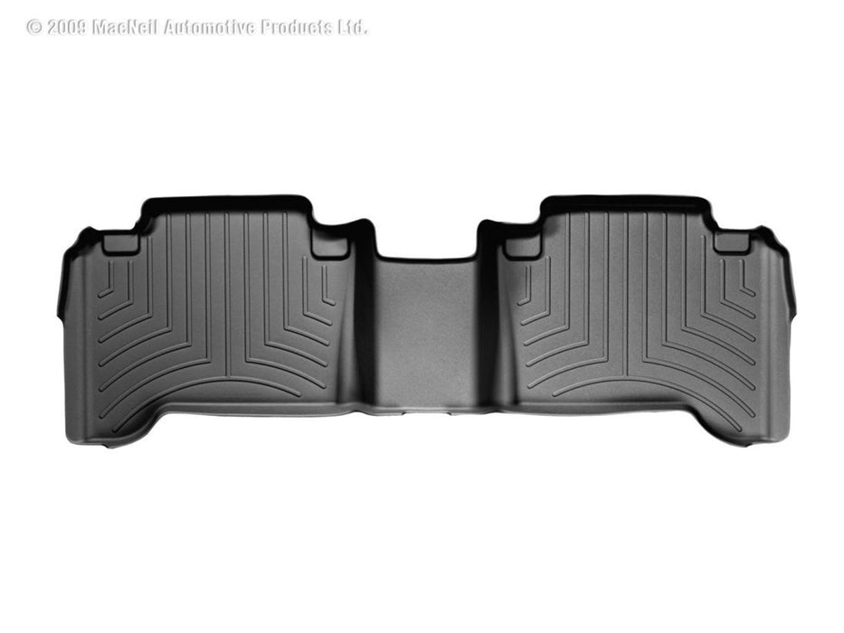 WeatherTech 05-13 Toyota Tacoma Double Cab Rear FloorLiner - Black WeatherTech