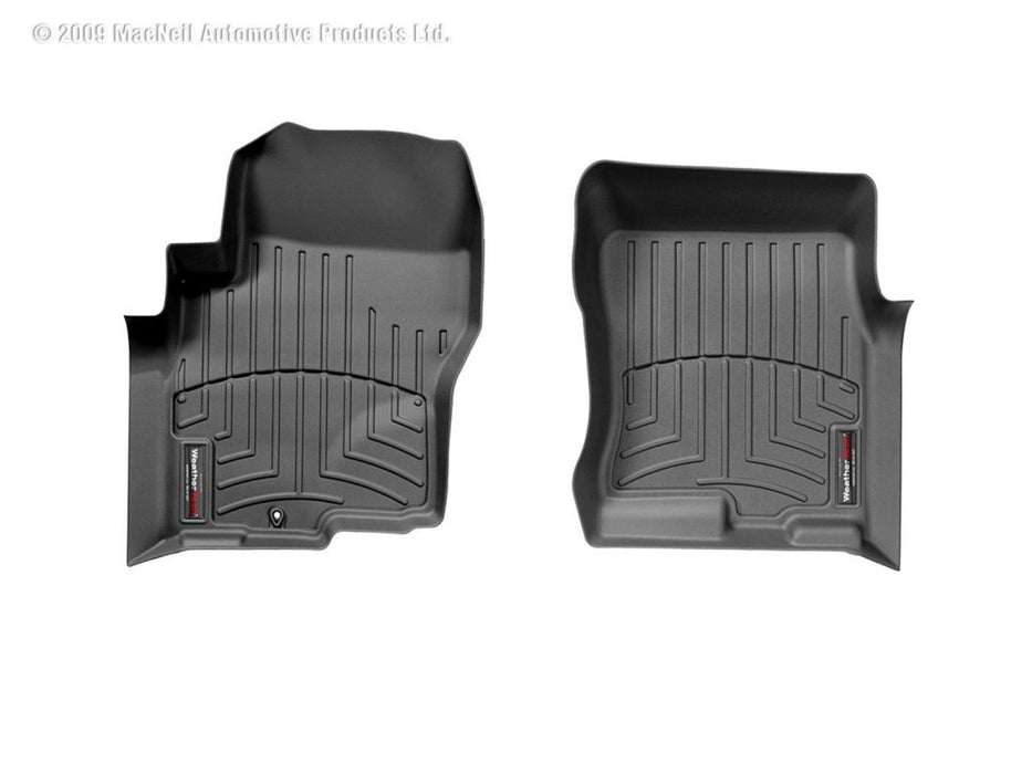 WeatherTech 05+ Nissan Frontier Crew Cab Front FloorLiner - Black WeatherTech