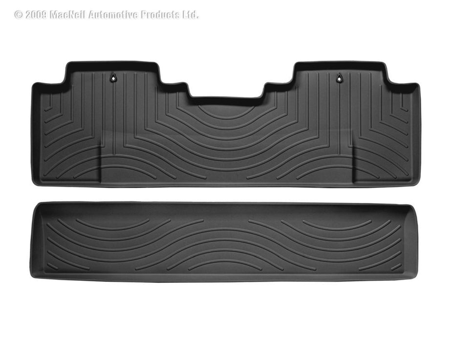 WeatherTech 06+ Honda Ridgeline Rear FloorLiner - Black WeatherTech