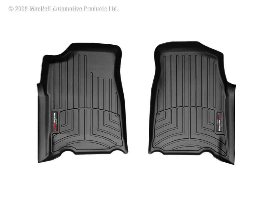 WeatherTech 04+ GMC Canyon Ext Cab Front FloorLiner - Black WeatherTech