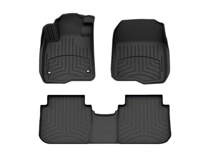 WT 3D FloorMat - Front - Blk WeatherTech