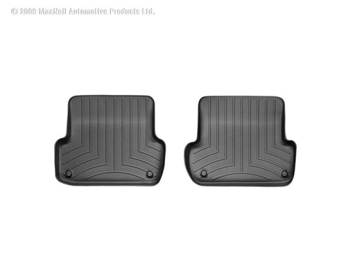 WeatherTech 02-08 Audi A4/S4/RS4 Rear FloorLiner - Black WeatherTech