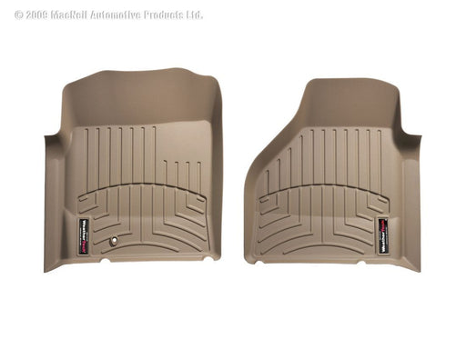 WeatherTech 02-06 Dodge Ram 1500 Pickup QuadCab Front FloorLiner - Tan WeatherTech