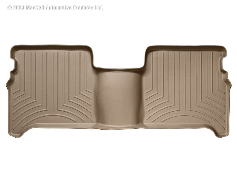 WeatherTech 04+ Nissan Titan Crew Cab Rear FloorLiner - Tan WeatherTech