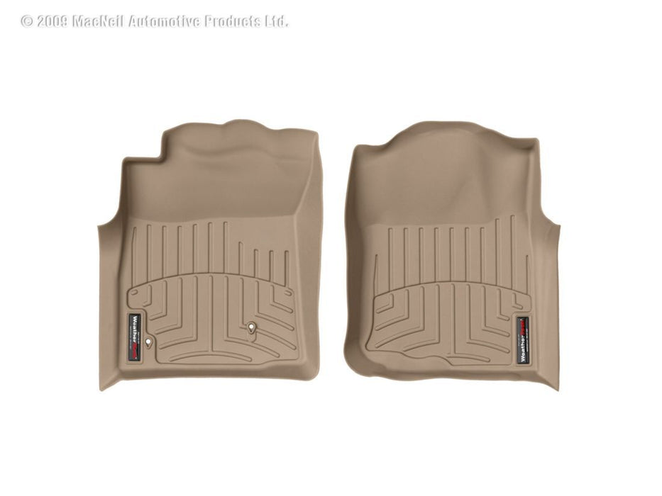 WeatherTech 05-11 Toyota Tacoma Access Cab Front FloorLiner - Tan WeatherTech