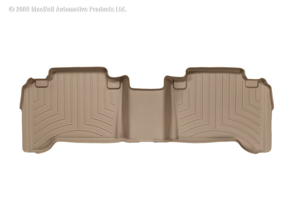 WeatherTech 05-13 Toyota Tacoma Double Cab Rear FloorLiner - Tan WeatherTech