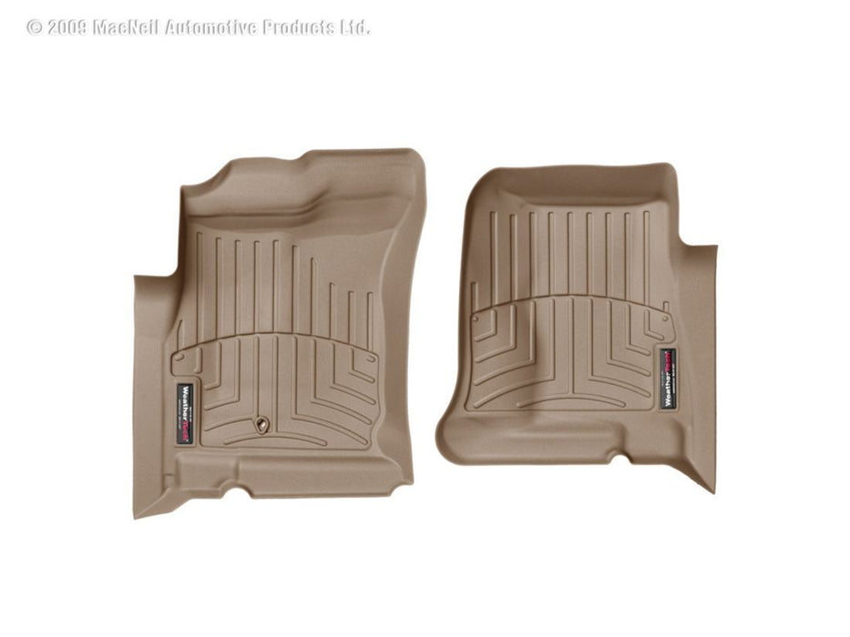WeatherTech 05+ Dodge Dakota Club Cab Front FloorLiner - Tan WeatherTech