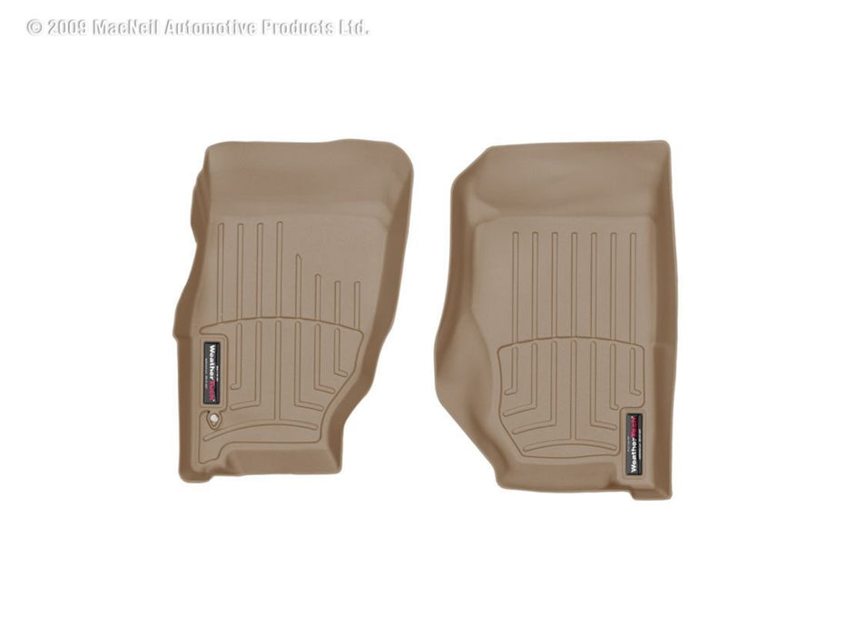 WeatherTech 02-07 Jeep Liberty Front FloorLiner - Tan WeatherTech