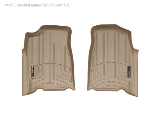 WeatherTech 04+ GMC Canyon Ext Cab Front FloorLiner - Tan WeatherTech
