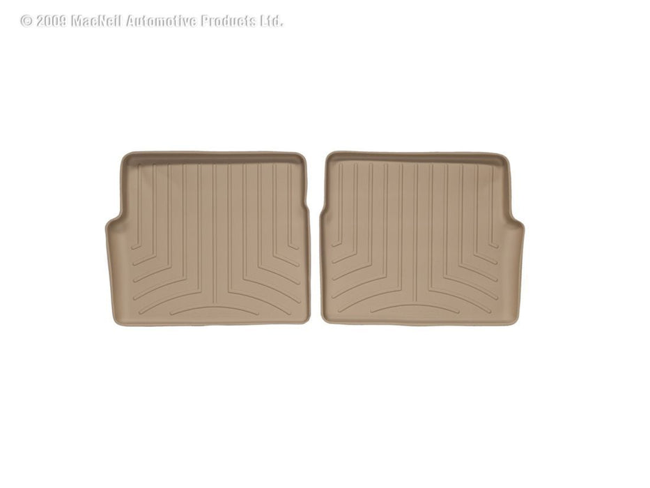 WeatherTech 04-09 Cadillac SRX Rear FloorLiner - Tan WeatherTech