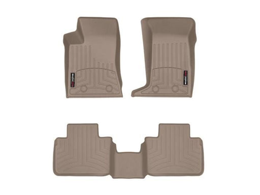 WeatherTech 05-11 Cadillac STS (AWD Only) Front and Rear FloorLiner - Tan WeatherTech