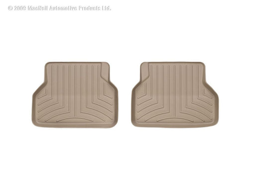 WeatherTech 04-10 BMW 5-Series (E60) Rear FloorLiner - Tan WeatherTech