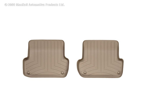 WeatherTech 02-08 Audi A4/S4/RS4 Rear FloorLiner - Tan WeatherTech