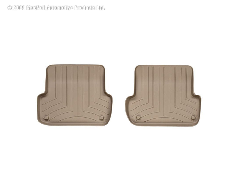 WeatherTech 02-08 Audi A4/S4/RS4 Rear FloorLiner - Tan WeatherTech