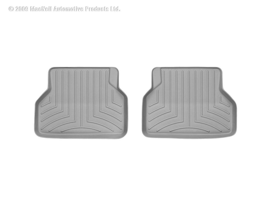 WeatherTech 04-10 BMW 5-Series (E60) Rear FloorLiner - Grey WeatherTech