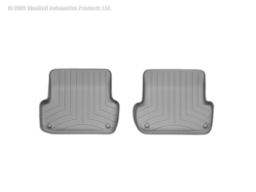 WeatherTech 02-08 Audi A4/S4/RS4 Rear FloorLiner - Grey WeatherTech