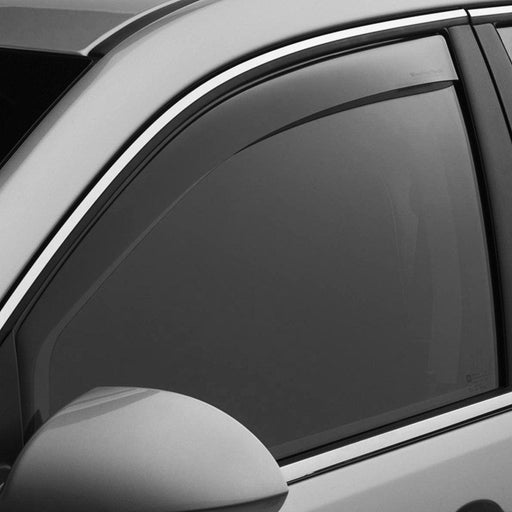 WeatherTech 05-15 Toyota Tacoma DC Front Side Window Deflectors - Dark Tint WeatherTech