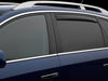 WeatherTech 05-15 Toyota Tacoma DC Rear Side Window Deflectors - Dark Tint WeatherTech