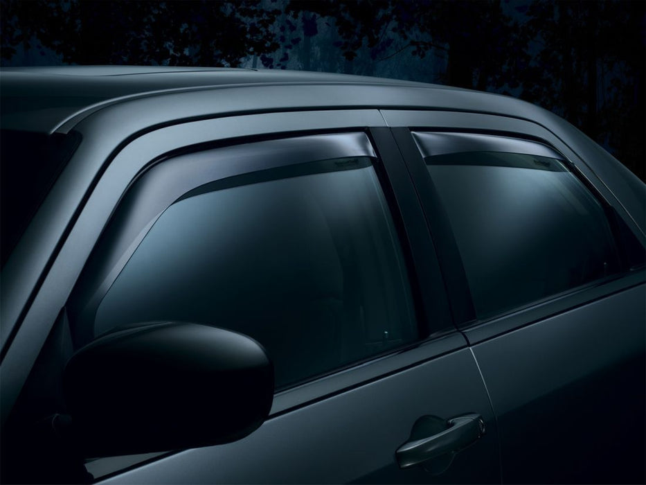 WeatherTech 04-07 Scion xA Front and Rear Side Window Deflectors - Dark Smoke WeatherTech