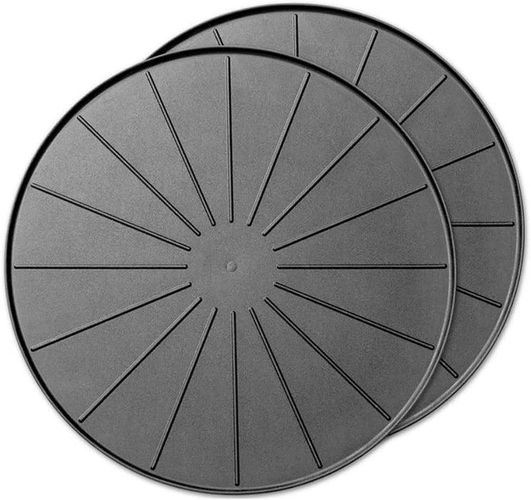 WeatherTech Plant Mats/Coasters 18in. Round - Black (2pc Set) WeatherTech