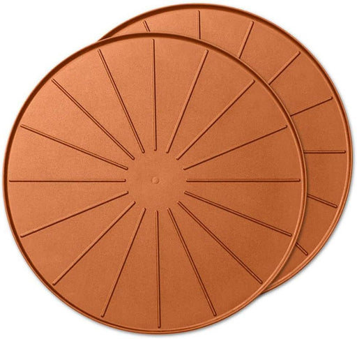 WeatherTech Project Mats 21in. Round - Terracotta (2pc Set) WeatherTech