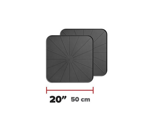 WeatherTech Project Mats 20in. Square - Black (2pc Set) WeatherTech