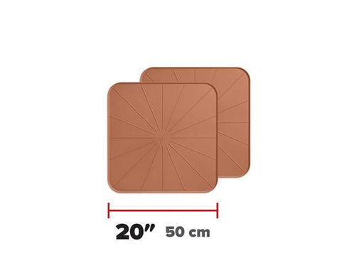 WeatherTech Project Mats 20in. Square - Terracotta (2pc Set) WeatherTech