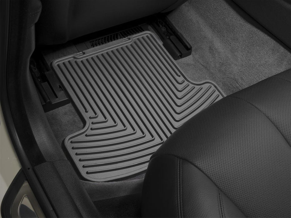 WeatherTech 04+ BMW X3 Rear Rubber Mats - Black WeatherTech